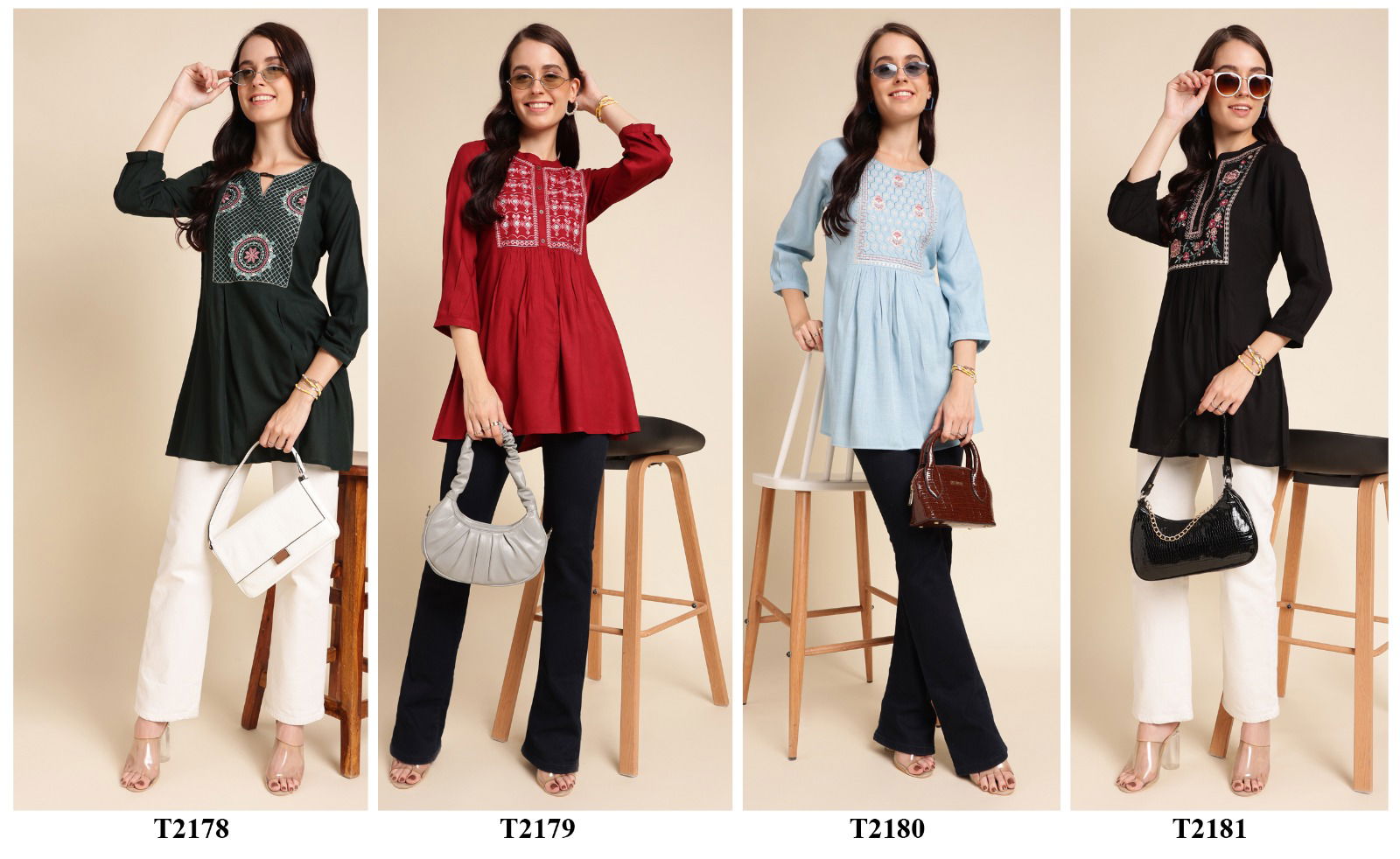 Tarini Vol 05 Rayon Designer Ladies Top Catalog